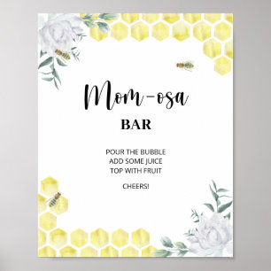 Poster Petite Abeille \ Barre Mom-osa