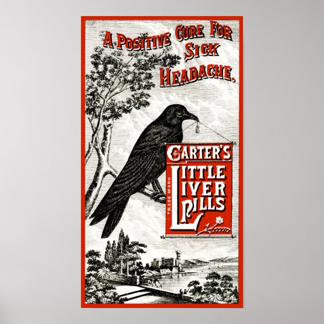 Poster Petite annotation de Carter's Liver Pills (Devant)