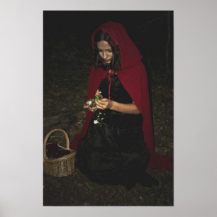 Poster Petite Barbe Rouge Rassemblant Des Fleurs