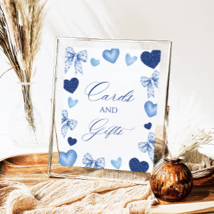 Poster Petite Carte de Saint-Valentin et Panneau de Cadea