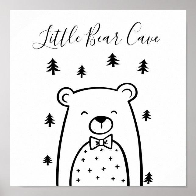Poster Petite caverne d'ours (Devant)