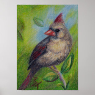 Poster Petite copie d'affiche d'aceo de Mlle Cardinal