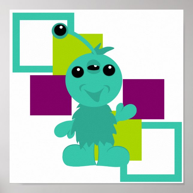 Poster Petite créature Alien Monster (Devant)