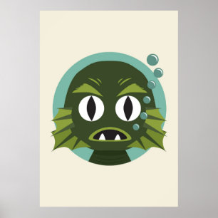 Poster Petite créature de la lagune noire
