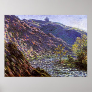 Poster Petite Creuse, Lumière du soleil par Claude Monet