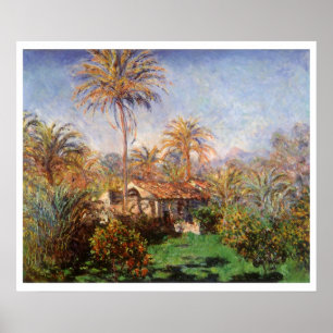 Poster Petite ferme de campagne à Bordighera par Claude M