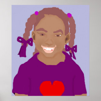 Poster Petite fille