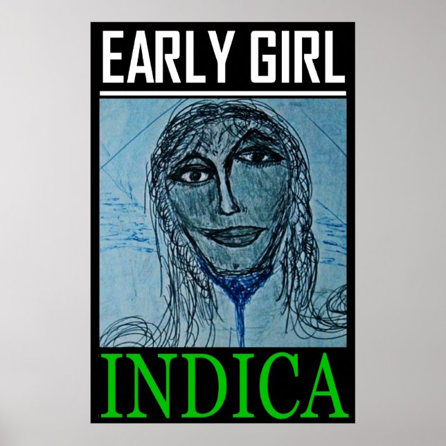 POSTER PETITE FILLE INDIQUE (Devant)