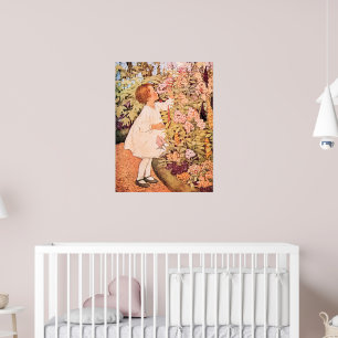 Poster Petite Fleur d'Odeur Illustration Vintage