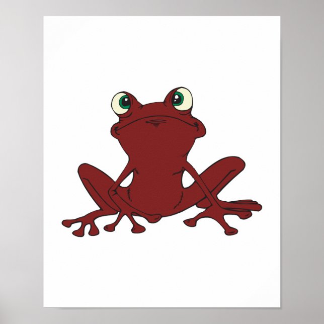 Poster petite grenouille (Devant)