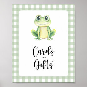 Poster Petite grenouille - cartes et cadeaux baby shower