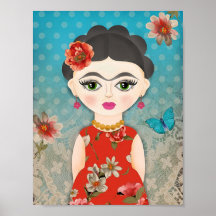Petite illustration Frida Imprimer l'affiche
