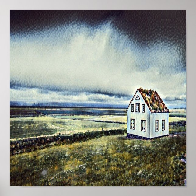 Poster Petite maison lointaine (Devant)