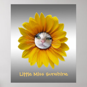 Poster Petite Miss Sunshine Chat souriant