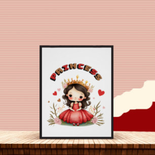 Poster Petite princesse