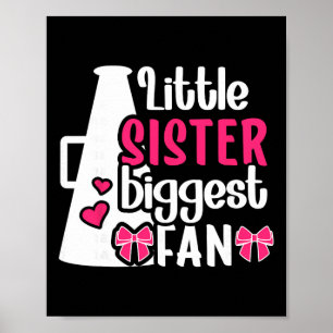 Poster Petite sœur pom-pom girl sœur d'une pom-pom girl s
