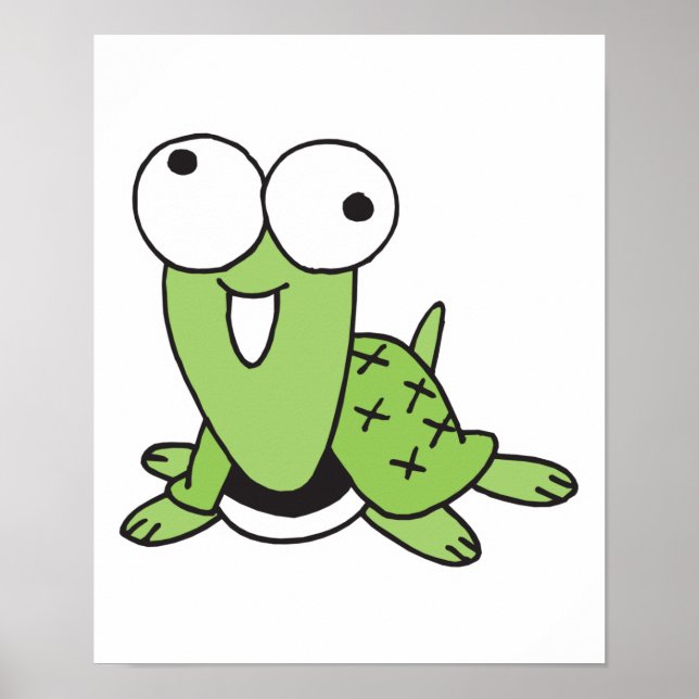 Poster petite tortue (Devant)