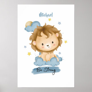 Poster Petites leçons Lion du nuage