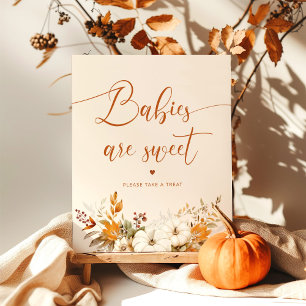 Poster Petits bébés citrouilles sont doux