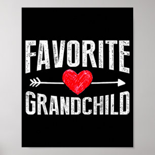 Poster Petits-enfants drôles de Granhild favoris de Granh