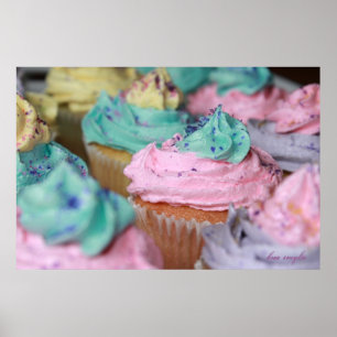 Poster Petits gâteaux au pastel