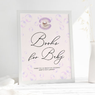 Poster Petits Livres Pearl Pour Baby shower Bébé