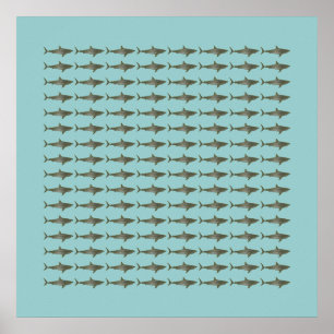 Poster petits requins