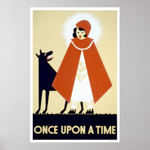 Poster Peu de capuchon rouge WPA 1937