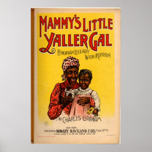 Poster Peu de yaller gallon de la maman