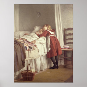 Poster Peu d'infirmière du grand-père