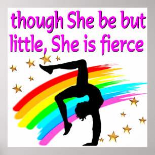 POSTER PEU MAIS FIERCE GYMNAST