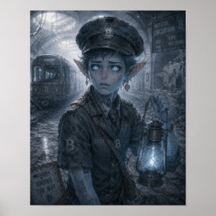 Poster Peur / Conducteur / Métro