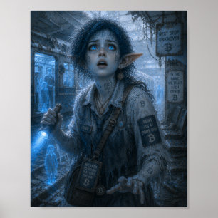 Poster Peur / Conducteur / Métro