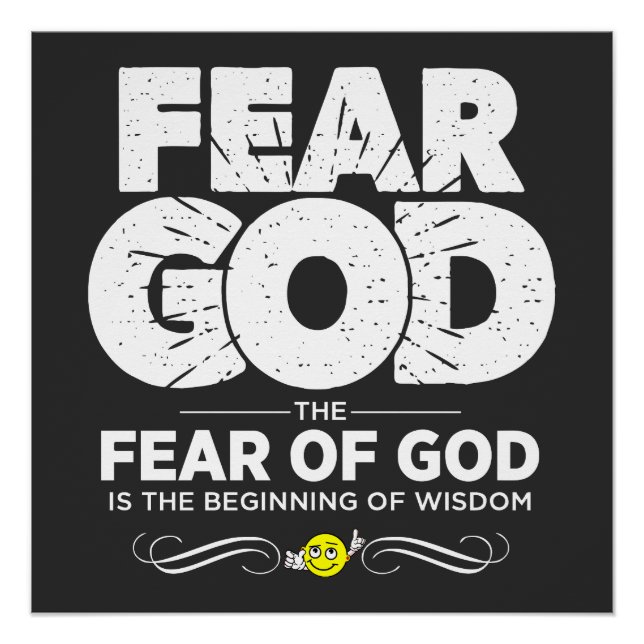 Poster Peur Dieu (Devant)