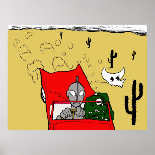 Poster Peur et Détente avec Godzilla