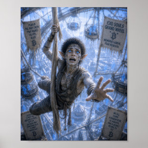 Poster Peur / Gymnaste aérien / Grande roue