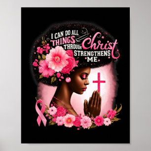 Poster Peut Faire Toutes Les Choses Par Le Christ Qui Ren