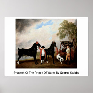 Poster Phaéton du prince de Galles par George Stubbs