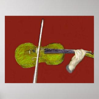POSTER PHANTOM VIOLINISTE
