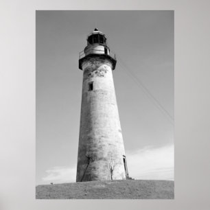 Poster Phare abandonné, Port Isabel, Texas, 1942
