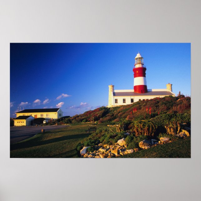 Poster Phare, cap Agulhas, Cap-Occidental (Devant)