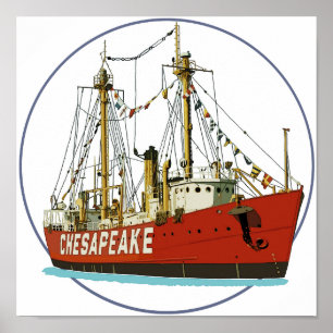 Poster Phare Chesapeake