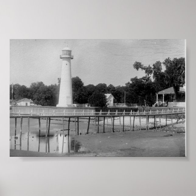 Poster Phare de Biloxi (Devant)