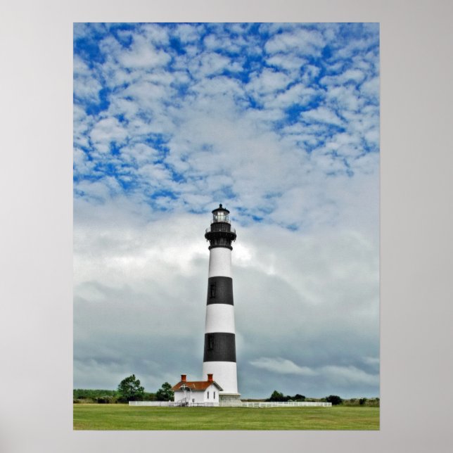 Poster Phare de Bodie Island (Devant)