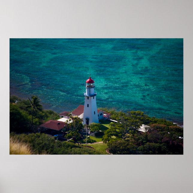 Poster Phare de Diamond Head (Devant)