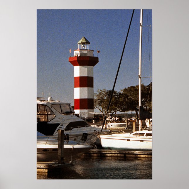 Poster Phare de Harbour Town (Devant)
