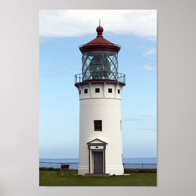 Poster Phare de Kilauea sur Kauai (Devant)