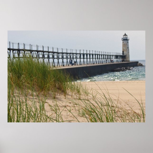 Poster Phare de Manistee (Devant)