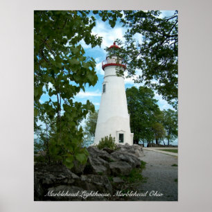 Poster Phare de Marblehead, Marblehead Ohio