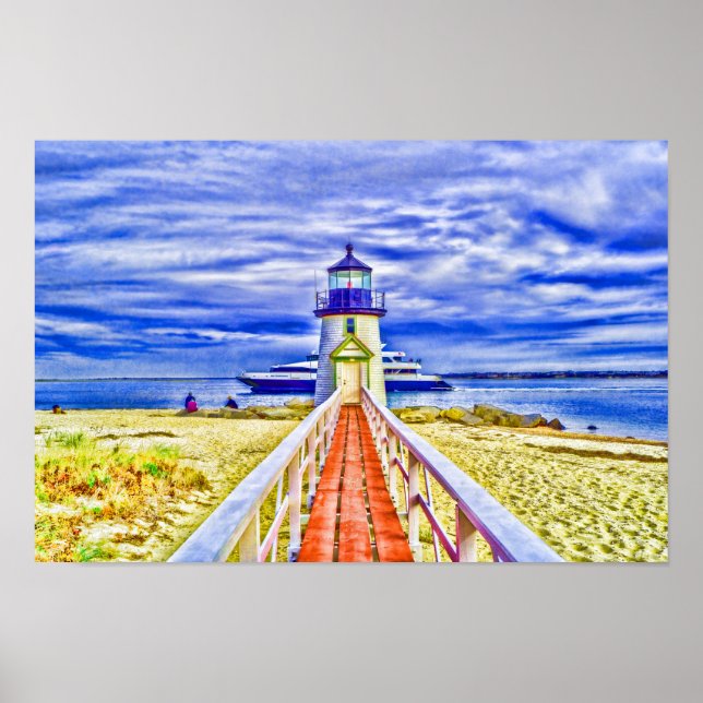 Poster Phare de Nantucket (Devant)